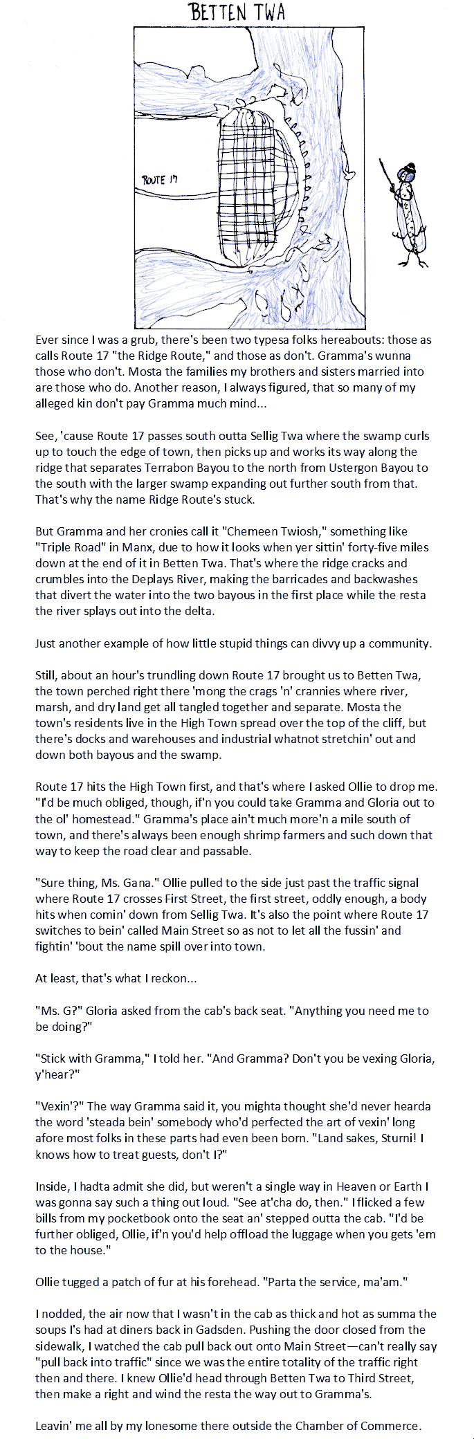 opening at the front.