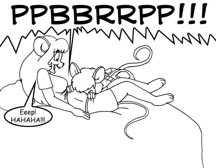Despite the bad things that took place for them, Hugh and Marigold enjoy a moment of silliness and mirth.